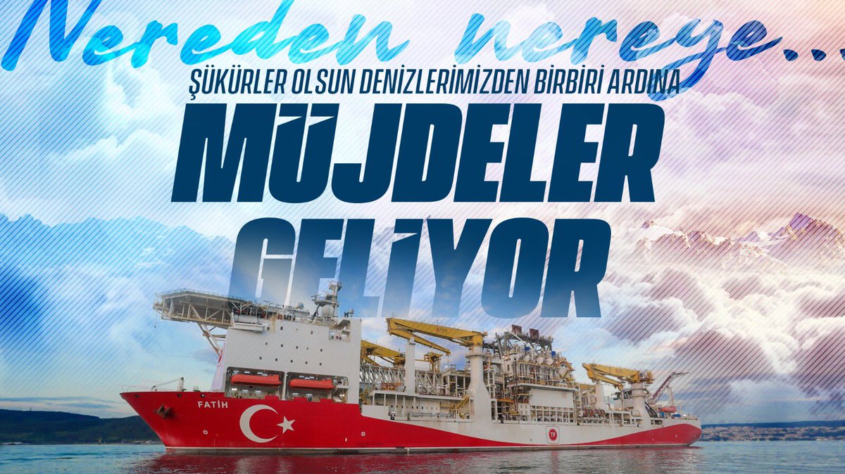 Nereden, Nereye
Şükürler olsun denizlerimizden birbiri ardına Müjdeler Geliyor.

#MilliEnerjideYeniMüjde
#rize #akparti