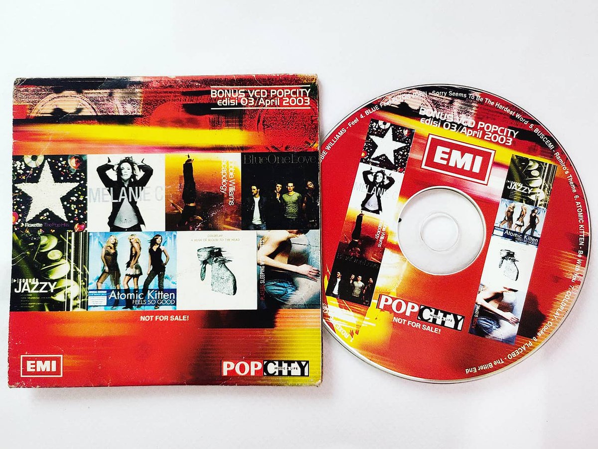 "Pop City"/EMI Promotional Only Indonesia 🇲🇨 VCD (03 April 2003) Featuring MV from @MelanieCmusic "Here It Come Again", also to coincide/Promotion for Indonesia Market of The release her 2nd album "Reason"&also the first single from it that was release between Feb 03-March 03. https://t.co/BYkZgi6YrM