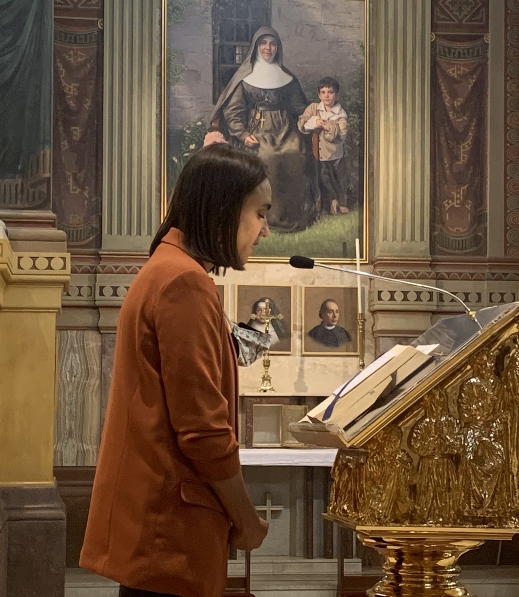 I attended mass at Domus Australia today to mark the anniversary of Mary MacKillop’s canonisation. We were limited in what we could do to mark the occasion but I was glad to be able to say a few words in the presence of the Australian community and others @MacKillopToday