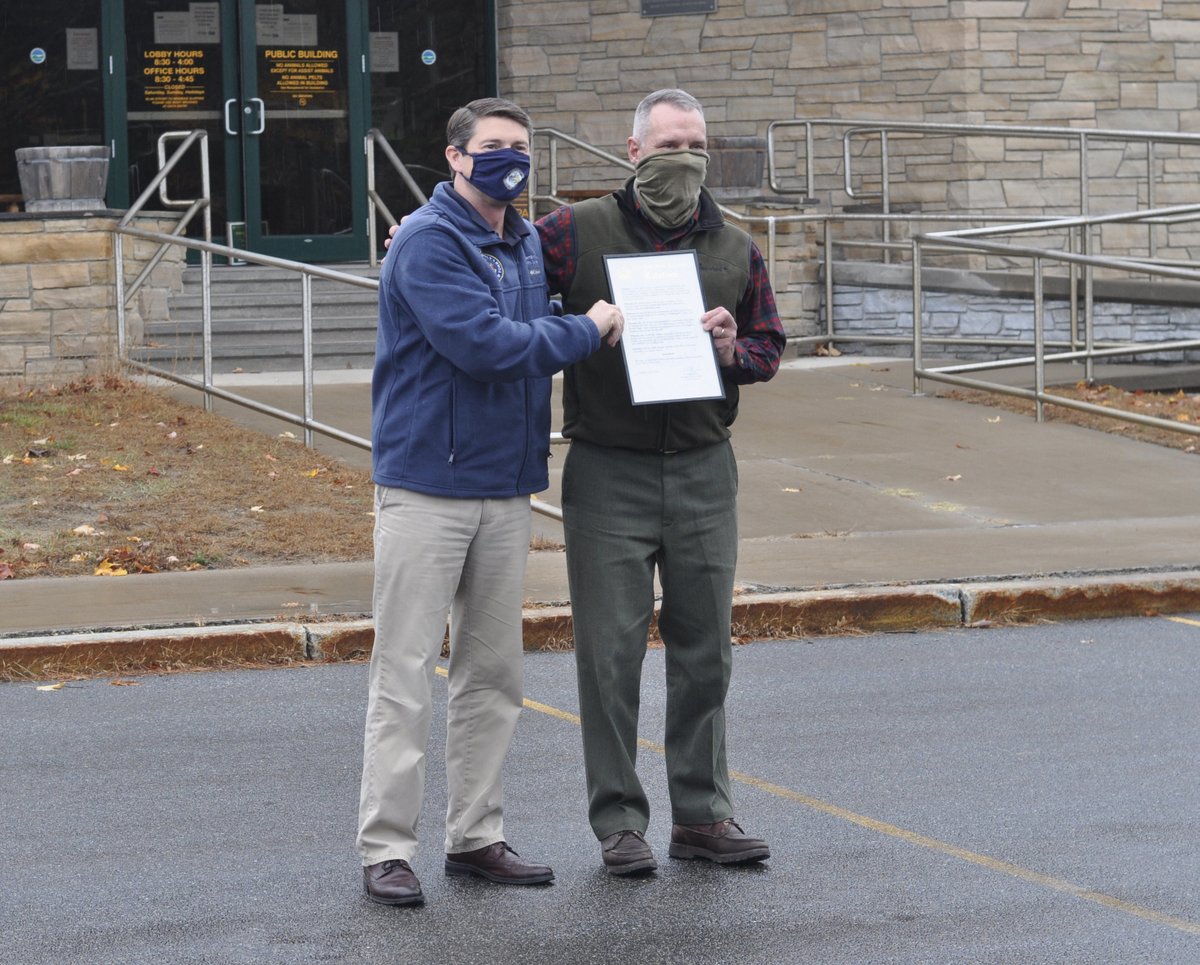 AdkEnterprise's tweet photo. Capt. John Streiff retires as head of forest rangers in @NYSDEC Region 5. https://t.co/Q3lYEx6tLs https://t.co/IW9FtLYnY5