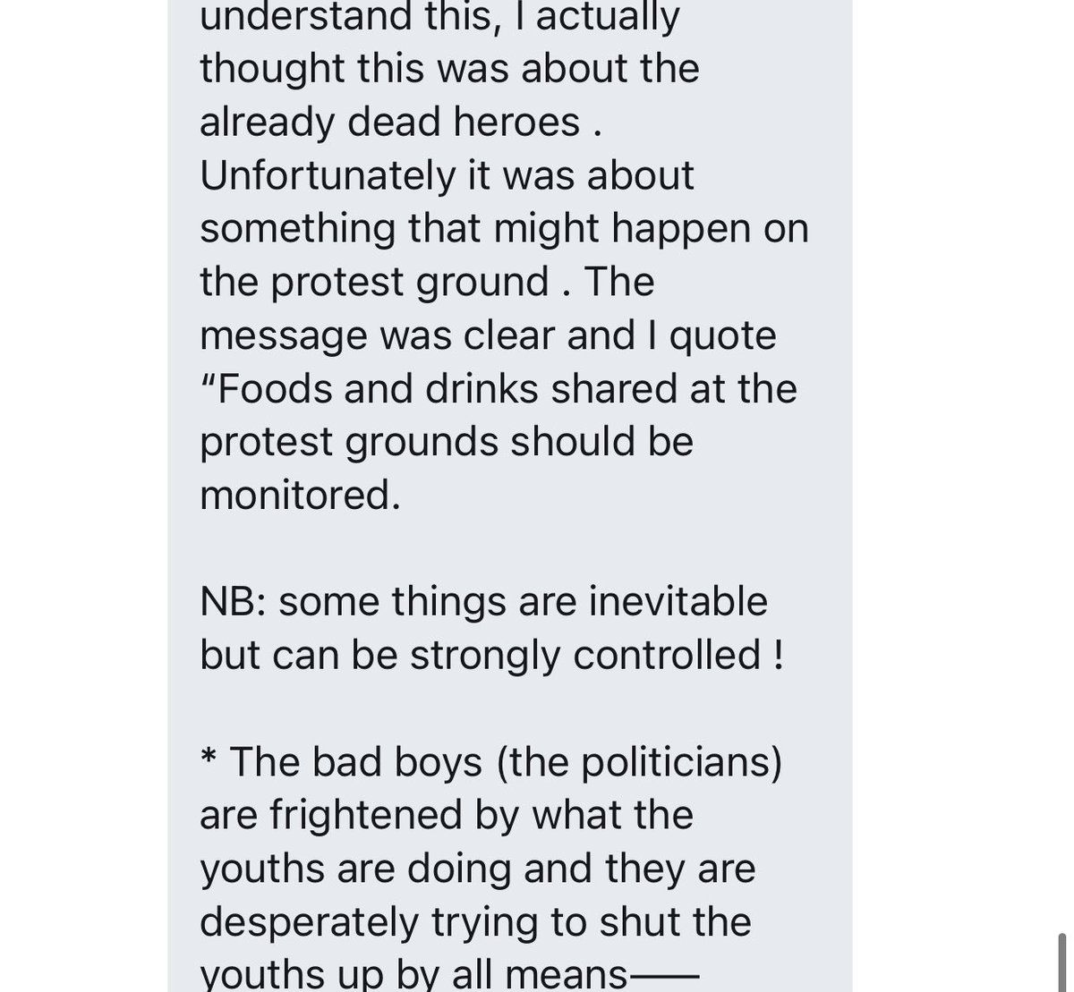 shank_comics's tweet photo. IMPORTANT: We don’t know what is, or what is not but we should be careful still! Share!!!!! #EndSARS . https://t.co/o9bgiJkqai