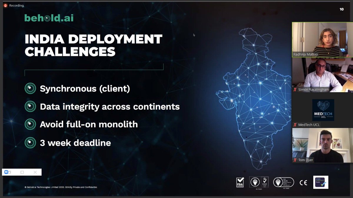 >> How's radiology and AI helping detect COVID-19? <<

Pop into our virtual conference (happening right now!!) and learn about Simon, Rhadika, and Tom's work at Behold.AI!