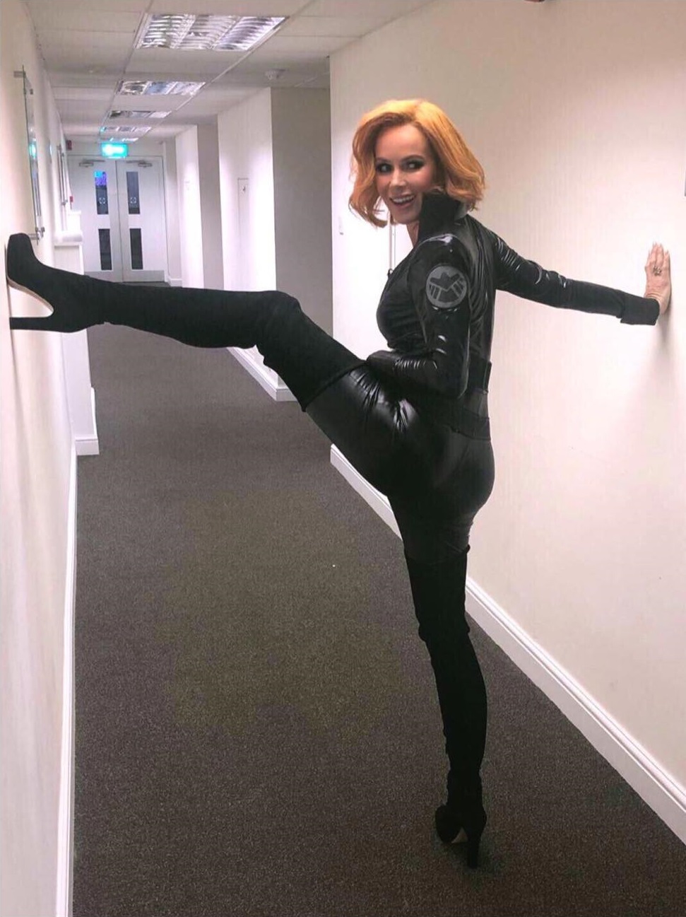 Amanda Holden Catsuit