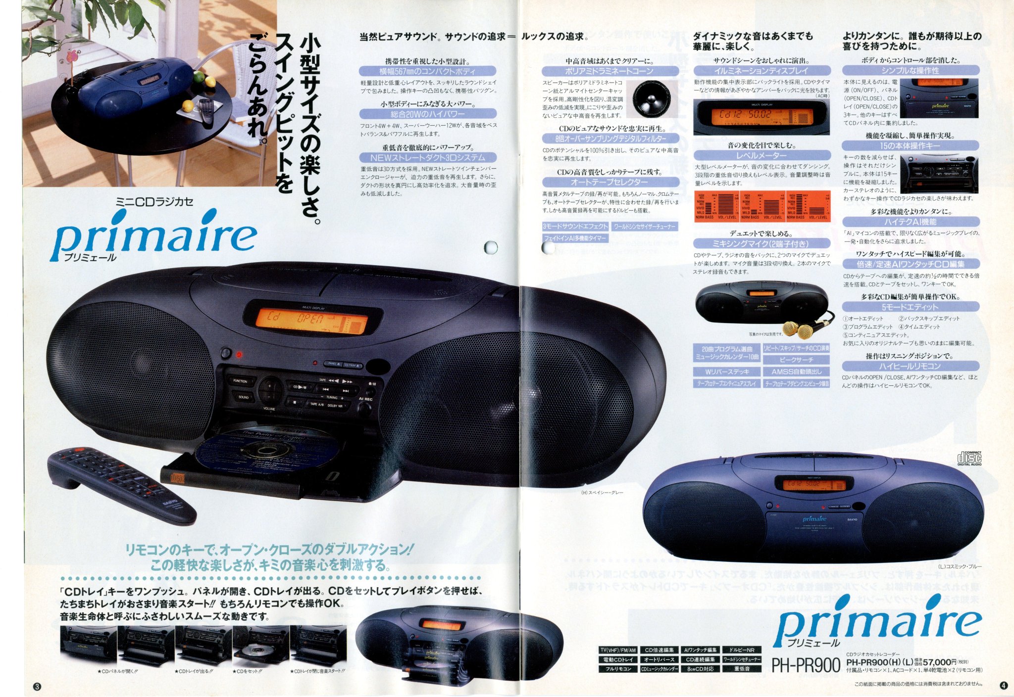 サンヨー PH-PR900 リモコン RB-PR900