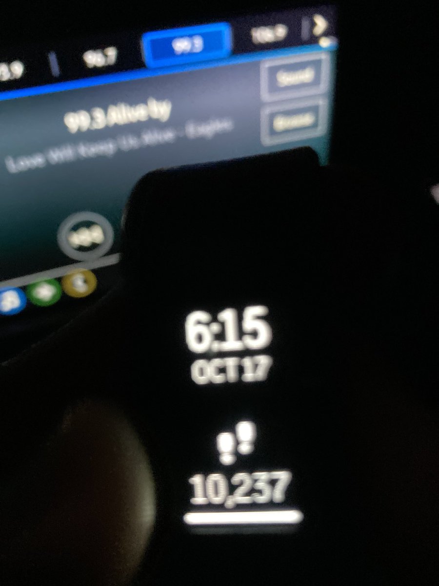 AndyTJr4's tweet photo. Happy Saturday Wakey Wakey...
NEW goal was going to be 10,000
by 6:30...but..6:15 will do....I guess!
#Great Day IS On The Way! https://t.co/ZYOVJAi7q2