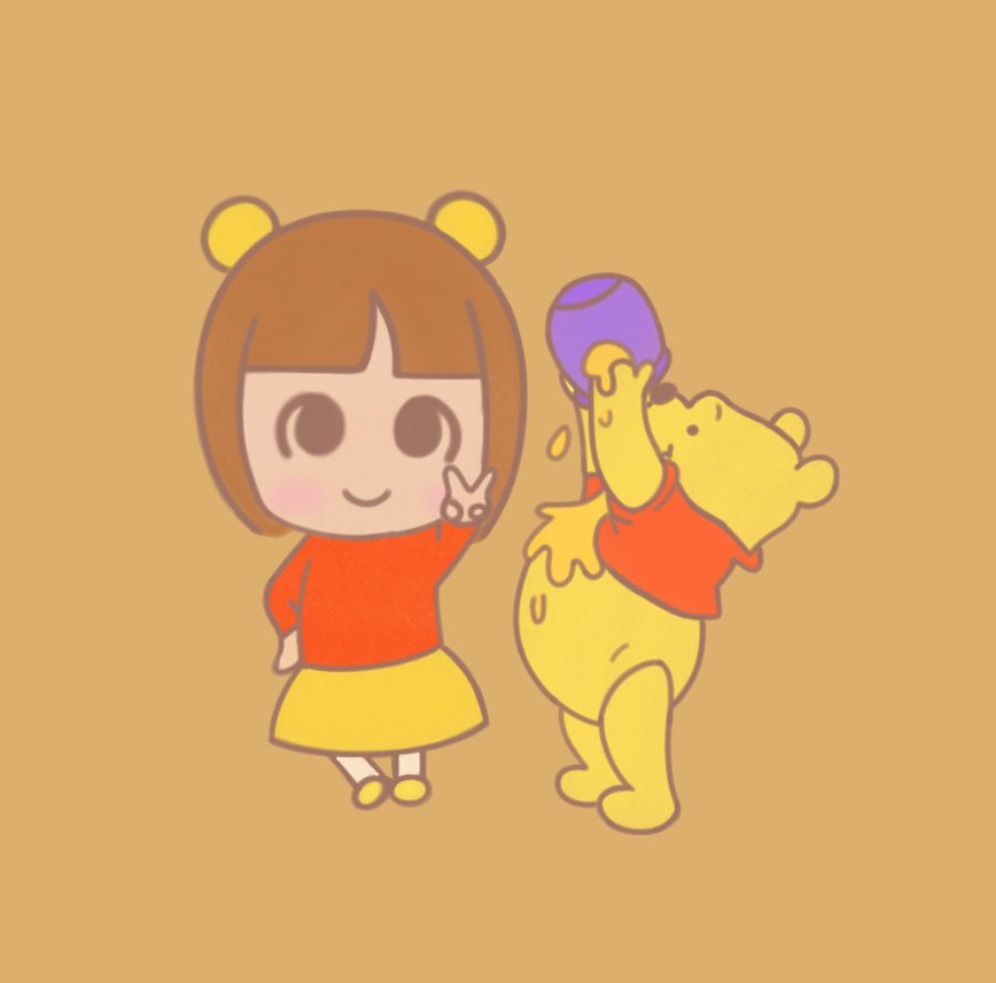 Uzivatel みるく Na Twitteru 先輩に頼まれてプーさんとコラボを描いてみた イラスト アイコン ディズニー くまのプーさん はちみつ ミニキャラ Uzivatel みるく Na Twitteru 先輩に頼まれてプーさんとコラボを描いてみた イラスト アイコン ディズニー くまのプーさん はちみつ ミニキャラ