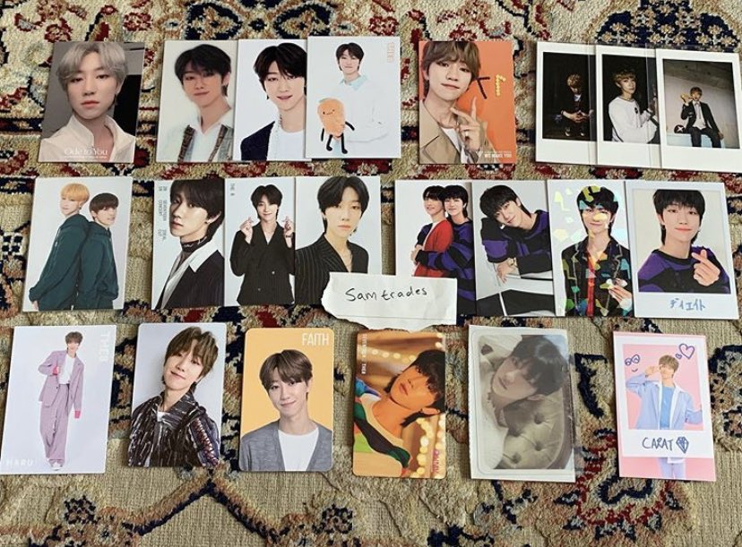 various minghao the8 non album pcsall of the pcs that are overlapping each other will be sold as a SET onlyall prices are in £ GBP and EXCLUDE shippingwtt: any wl (check end of thread or dm me for wls)wts: 3/7//9/7/3//2///3