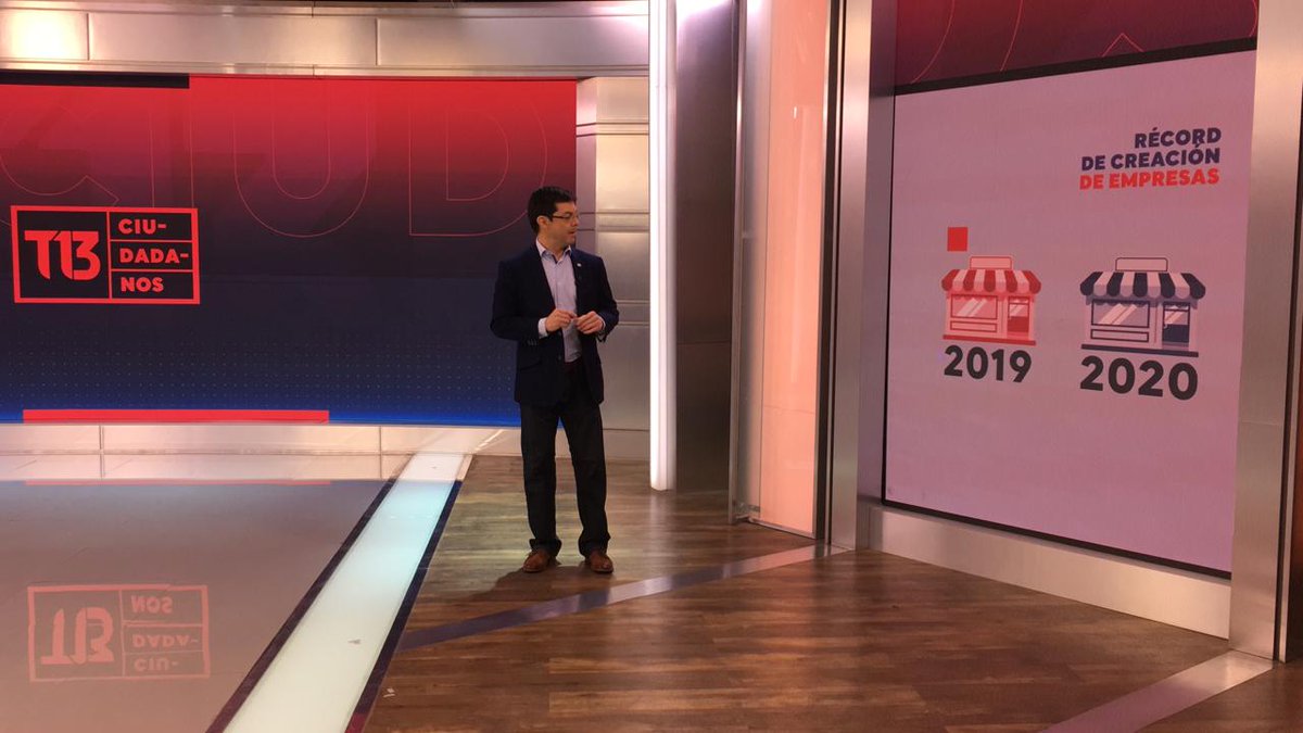 ♦️ AHORA: Subsecretario de Economía <a href="/ecarrasco_z/">Esteban Carrasco Zambrano</a> explica <a href="/canal13/">El 13</a> cómo crear tu empresa de manera fácil y virtual 👨‍💻👩‍💻🙌