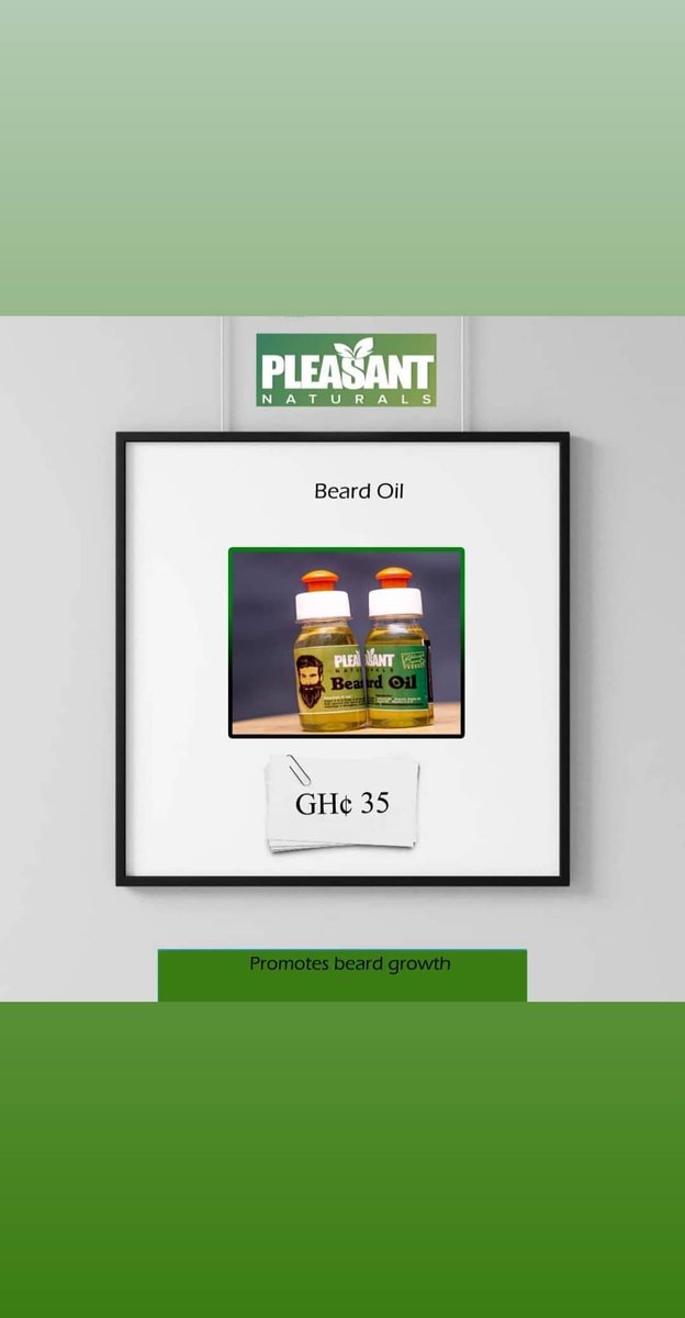 pnaturals1115's tweet photo. Place your order
Call/WhatsApp 0503333266/0558231115/0575257891
#entrepreneur #beardboost #businessowner #beard #boosted #motivation #beauty #foreveryoung #hairstylist #essentialoils #jojoba #oil #beardproducts #coconutoil #arganoil #africanhairstyles https://t.co/Y1YvCcJXOH