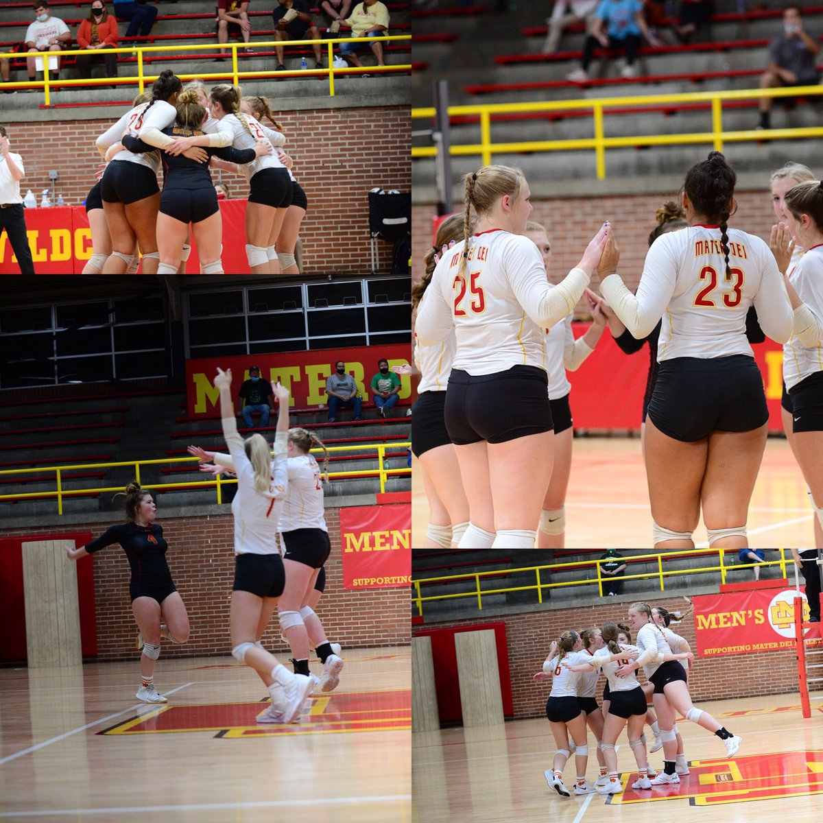 MDHSvolleyball's tweet photo. Today’s the Day! SECTIONALS !! ❤️💛🏐. Mater Dei vs Tecumseh 12pm @ South Spencer. https://t.co/wDlB3F6ccW