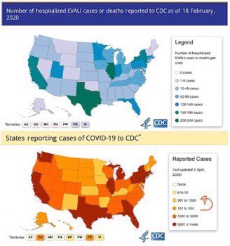 11/ This may be coincidental, but the pattern of the EVALI cases did tend to show clustered outbreaks throughout the country, which would fade & then more clusters would appear elsewhere. As of a telebriefing in 11/2019 some places were still “hard hit”  https://www.cdc.gov/media/releases/2019/t1108-telebriefing-vaping.html