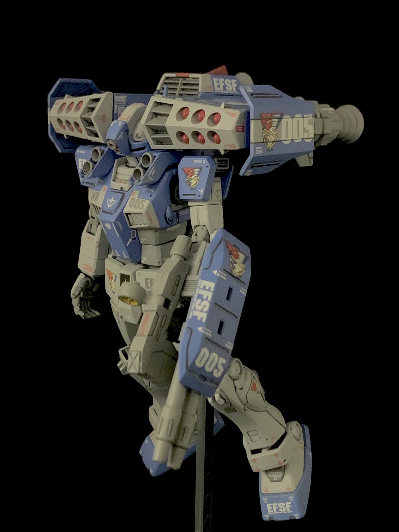 ガジュマル ガンプラ Gunpla Hgto ジム インターセプトカスタム フェロウ ブースター If Ms 最終決戦直前にホワイトベースのスレッガー中尉に届けられるはずだったms 大型ブースターとミサイルで火力と機動力を増強させたインターセプトカスタム