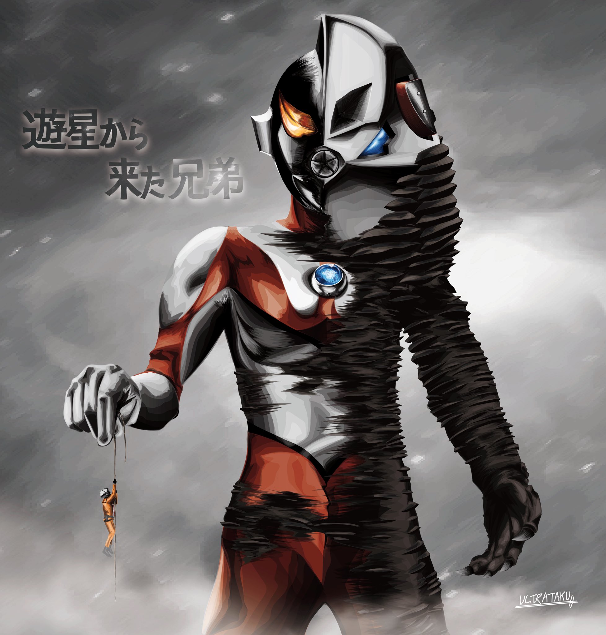 Ultrataku 凶悪宇宙人 ザラブ星人 ウルトラマンこそ地球征服を狙う宇宙人ではないでしょうか 描きました 遊星から来た兄弟 以前描いたニセに加筆 偽物って魅力的だ お気に入りの1枚 ウルトラマン ザラブ星人 T Co Zqj6z6gr49 Twitter