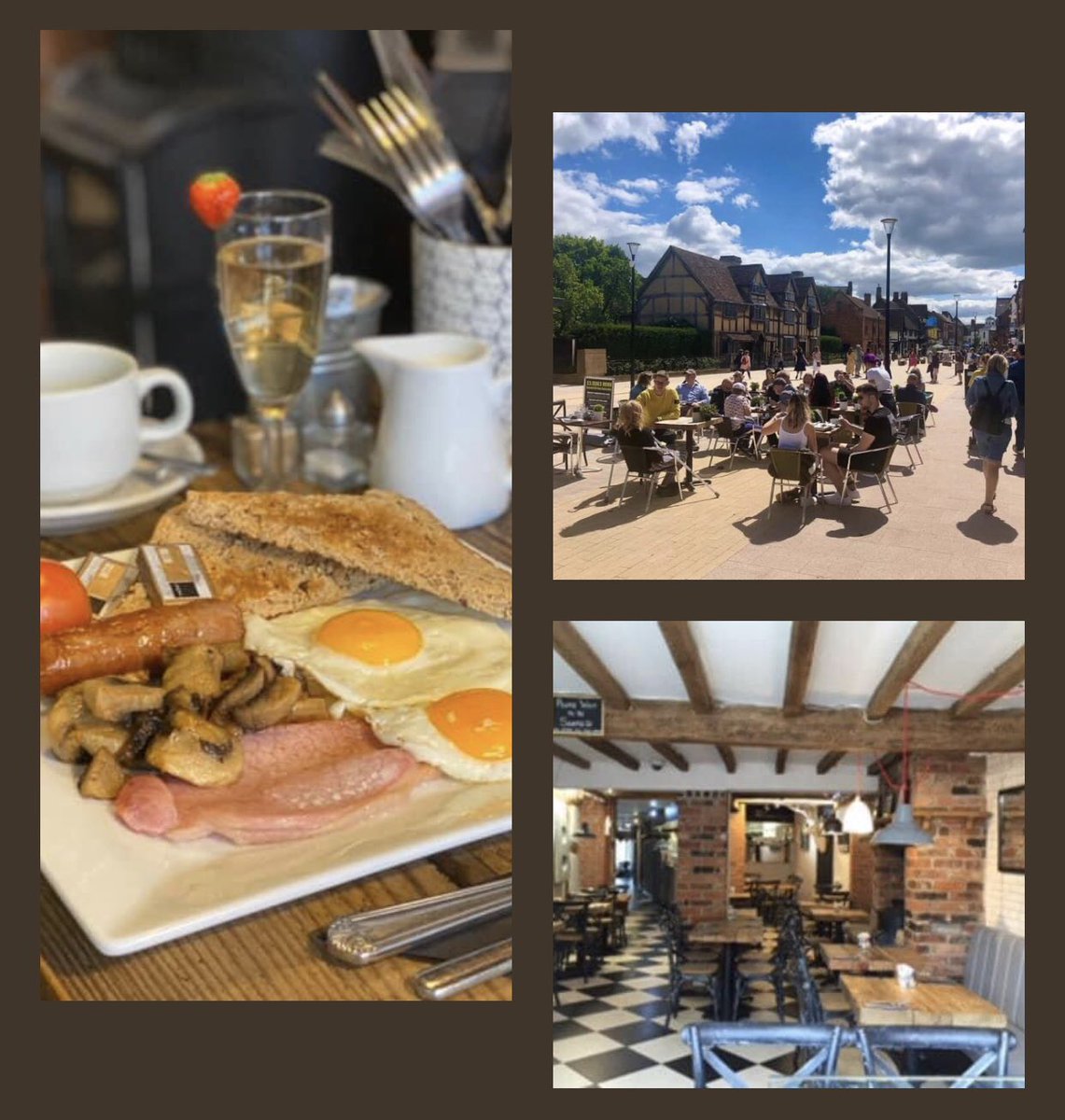 #bensons #stratforduponavon #warwickshire #food #breakfast #lunch #creamtea #looseleaftea #coffee #sandwich #fishandchips #cake #henleystreet #shakespeare #birthplace #glutenfree #coeliac #vegetarian #beer #wine #baileys #mulledwine
