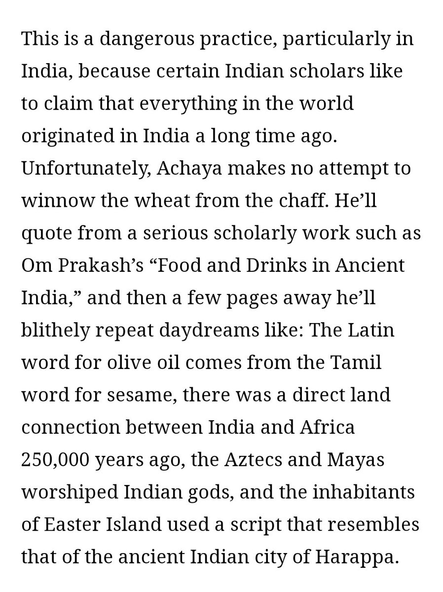 5/9In his book titled "Indian Food, A Historical Companion," Achaya claims that pulao finds a mention in Yajnavalkya Smriti, a Sanskrit text from around 400AD. Problem is, Achaya's reliability. Here's a critique shedding him to smithereens. https://www.latimes.com/archives/la-xpm-1994-12-15-fo-9100-story.html