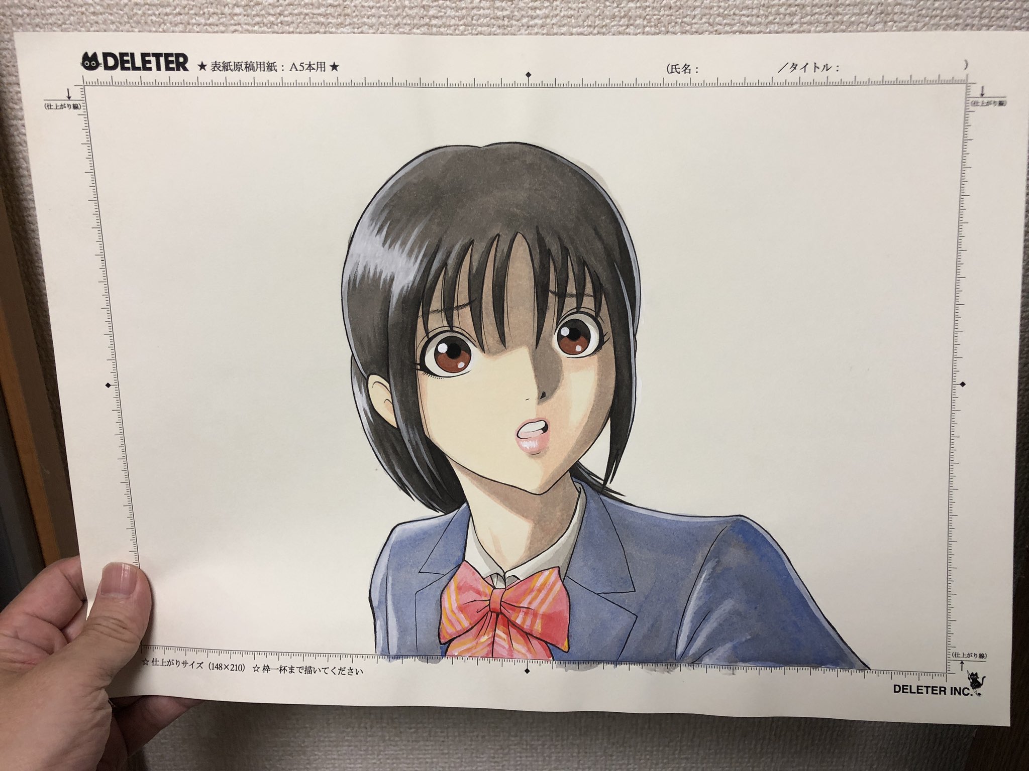 菅原敬太 鉄民 の原稿出てきました この次の 隣町のカタストロフ から背景仕上げがデジタル作業になったので 完成原稿が存在するのはこの作品まで 鉄民初登場のこのページは中々納得行かず何テイクも描き直しましたわ 懐かし T Co