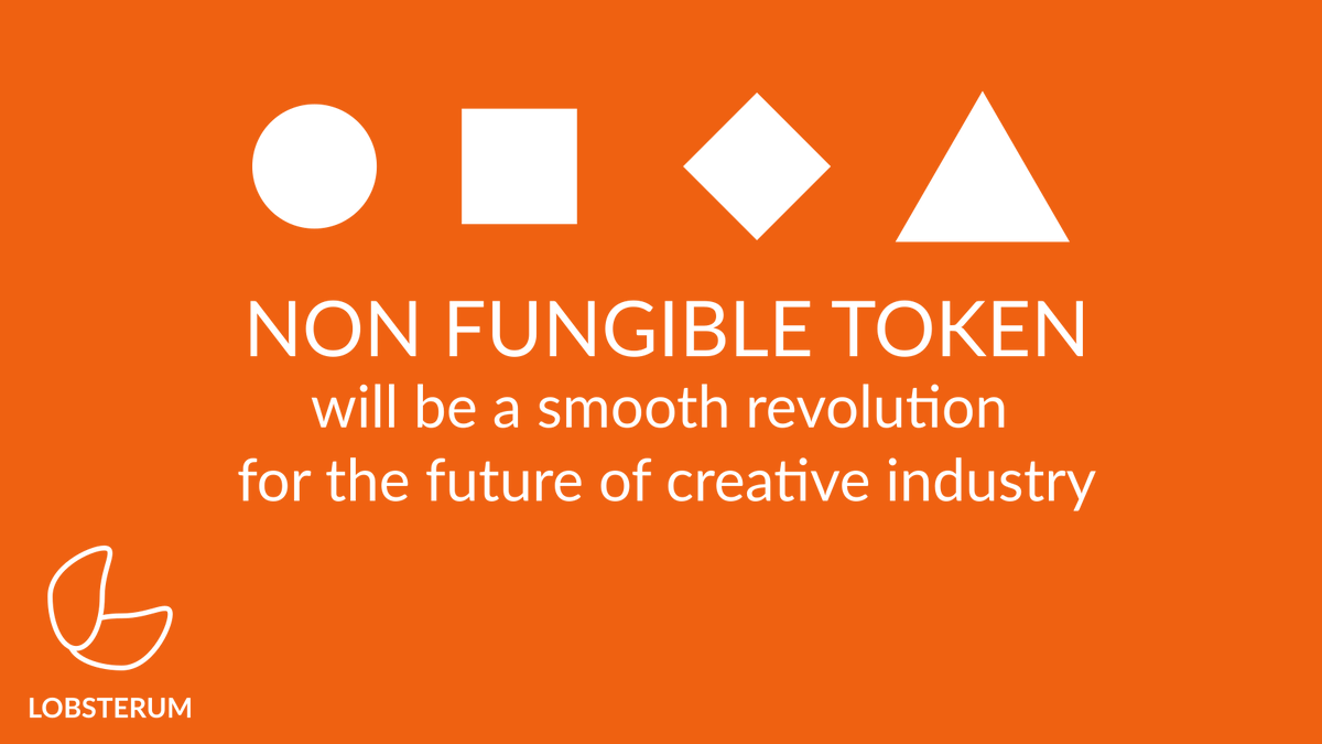 lobsterum's tweet photo. The Age of Non Fungible Token #NFT #ERC721 #Blockchain #DeFi #Ethereum #Ethereum2 https://t.co/8euUIl23nl