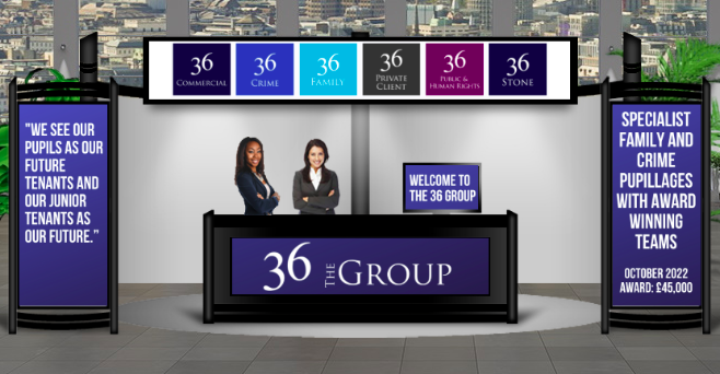 ChloeKenvin's tweet photo. Looking forward to chatting to aspiring barristers at #pupillagefair2020! Come and see us at the #36Group #36Family virtual stall @thebarcouncil @FamilyLawTeam https://t.co/EzO7zpstND