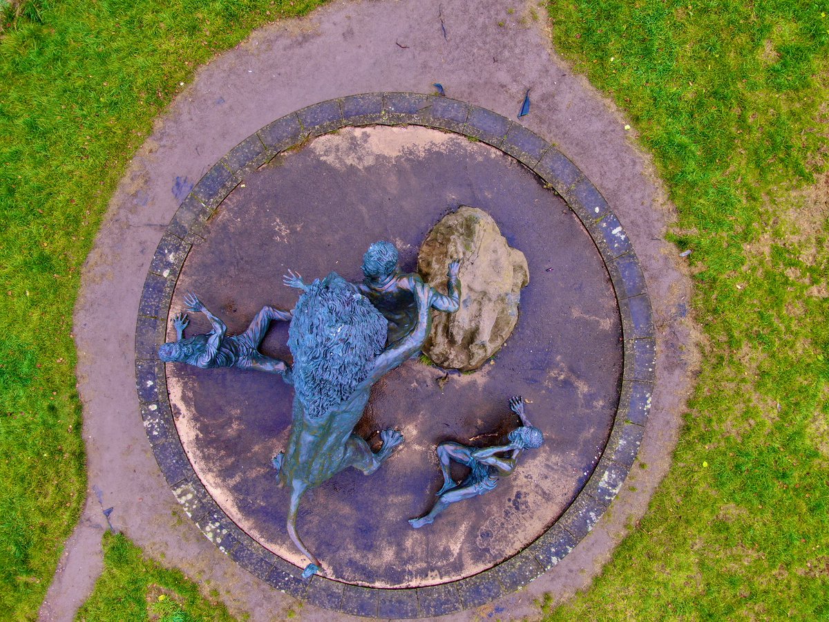 EyeintheskyGla's tweet photo. The David Livingstone Lion Statue ©Eye in the Sky Glasgow #MuseumPassion #Glasgow #Blantyre #Scotland #Zambia @HeritageFundUK @UniStrathclyde @Glasgow_Live @ArchHFund @HistEnvScot @N_T_S @SouthLanCouncil @wabbey #BirthplaceProject @historicuk @MuseumsGalScot #History #Chitambo https://t.co/12IGqxg5qR