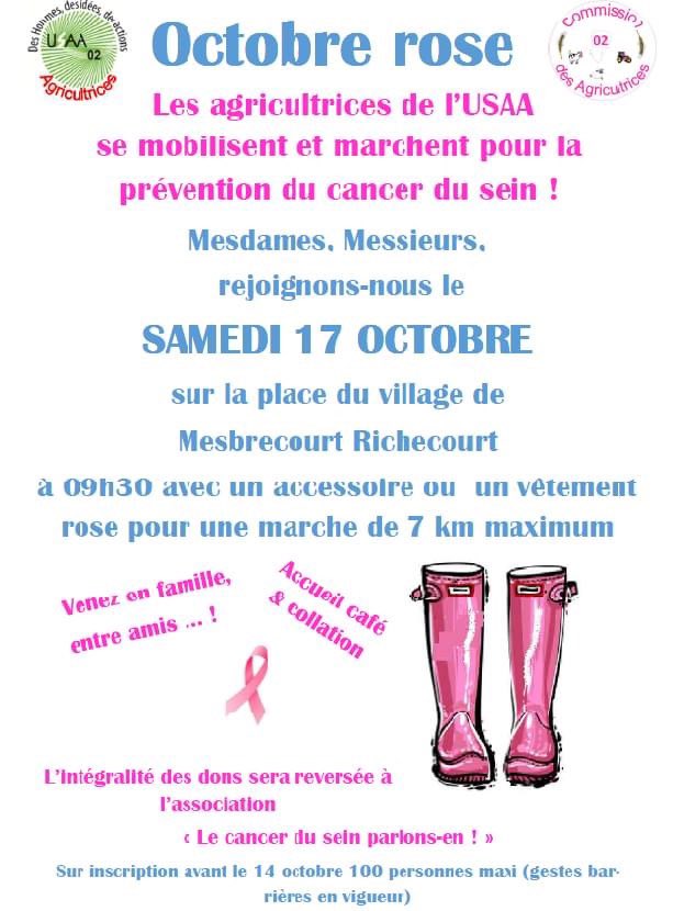 usaa_02's tweet photo. Ce matin à Mesbrecourt-Richecourt, les agricultrices de l’Aisne 👩🏻‍🌾se mobilisent contre le cancer du sein 👟🥾
Marche de 7km, c’est parti!
@colettehenry18 @PiercourtV @toinetteagri  @JYBricout @ecvass02 @BecretH @hub_observateur @ChristelleUSAA @USALEMAIRE02 @ https://t.co/YeKahDKUv6