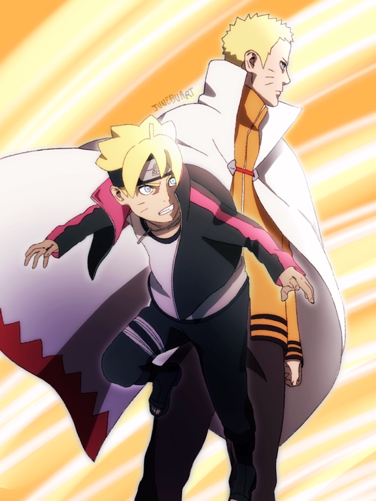 Junebu Sacrifice Boruto Chapter 51 Cover Colored By Me