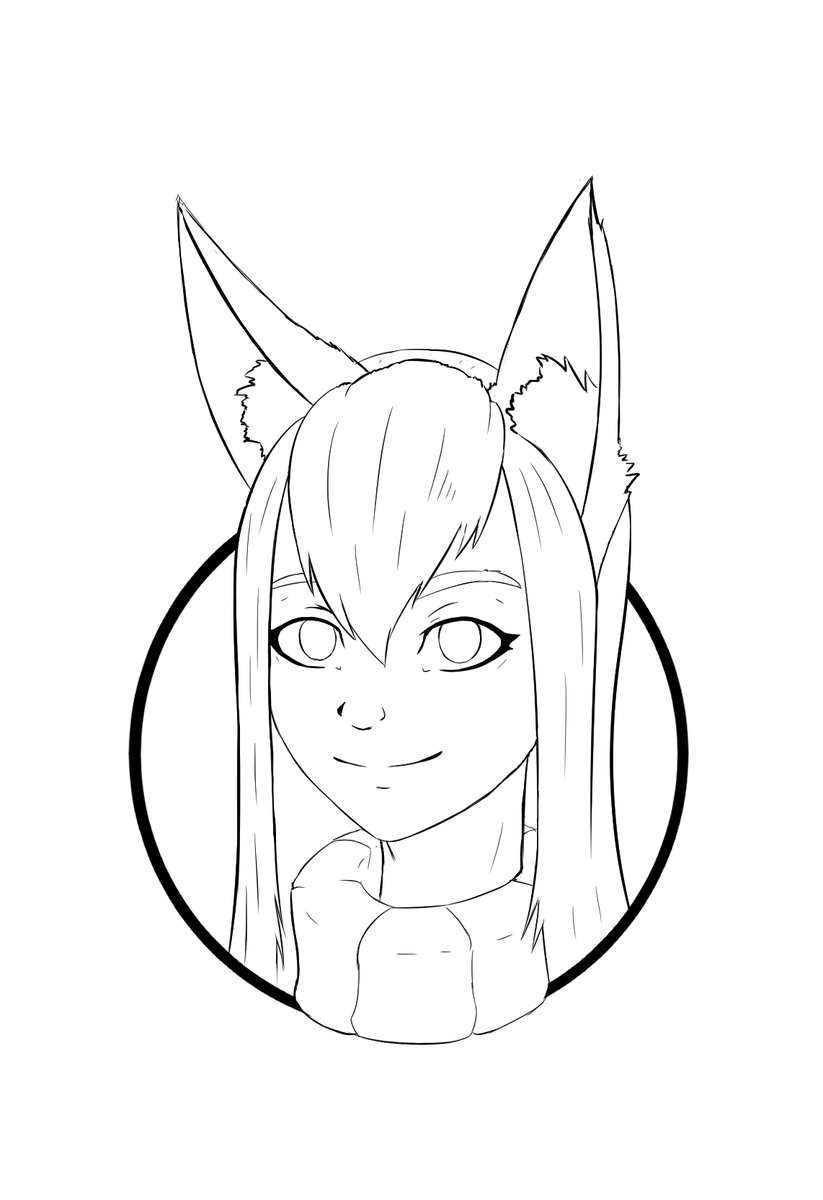 Fushigi_Fox's tweet photo. #shatteredworld #drawing #lineart #CG #Fushigi #Fox #kitsune #neko #portraits https://t.co/jh0wQK2BV4