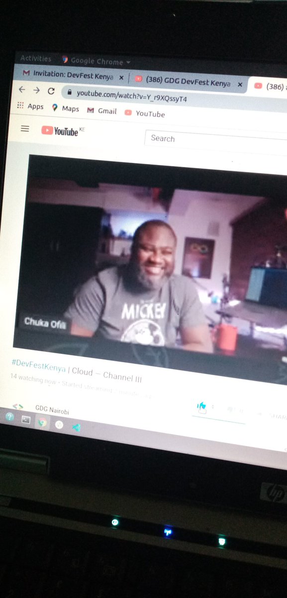 #DevFestKenya
#GDGNairobi
#GDGKisumu  And I've got a chance to learn the benefits of cloud computing, why we have it and so on and so fourth...
#Day1DevFest