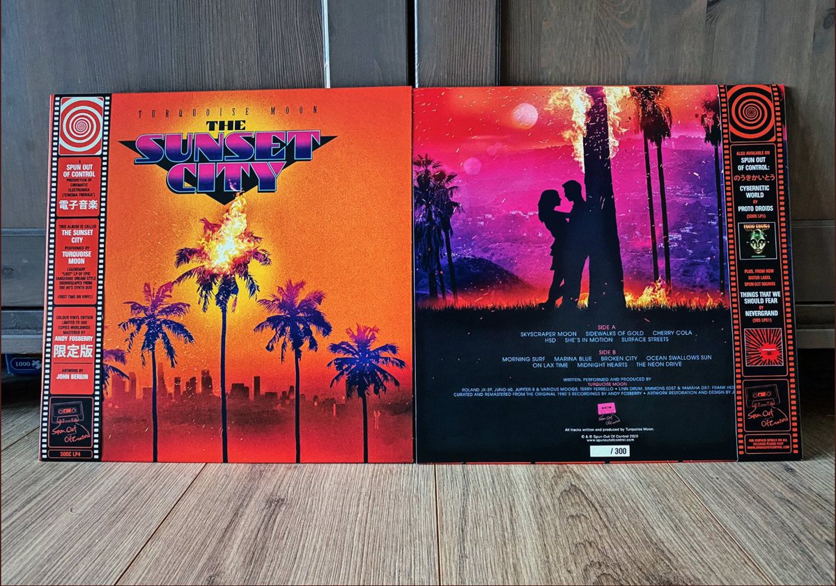 SpunOutSounds's tweet photo. Sudden flurry of #TurquoiseMoon turquoise coloured #vinyl sales this morning...🌴🔥💿

Is it 'cos we're nearly OOP (&amp; the music &amp; the design are beautiful) or have I missed a prominent review somewhere? 😉

In any event, the LINK you need:
https://t.co/2dgi6oVBke https://t.co/Mn6uZyNezn