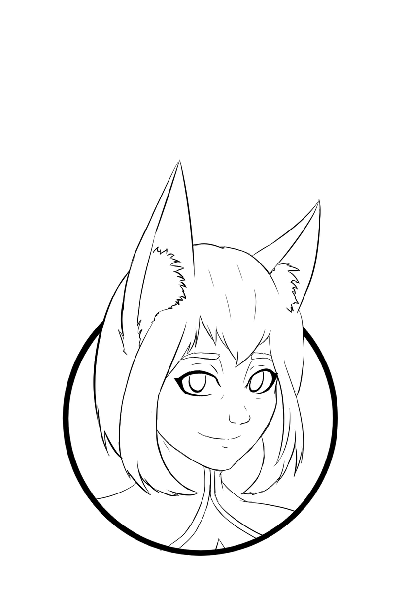 Fushigi_Fox's tweet photo. #shatteredworld #drawing #lineart #CG #Fushigi #Fox #kitsune #neko #portraits https://t.co/HYB9UPEYA8