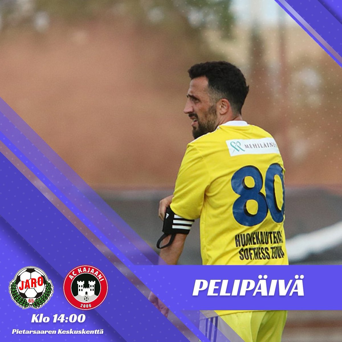 ACKajaani's tweet photo. Parin tunnin päästä pelataan jo!

⚽ FF Jaro vs AC Kajaani
📆 17.10 klo 14:00
🏆 Miesten Ykkönen
🏟️ Pietarsaaren Keskuskenttä
📺 Elisa Viihde

#ackajaani #ykkönen #kajaani #ffjaro #superac #pelipäivä

📸@urheilusuomi_com https://t.co/fMdu7xiWIk