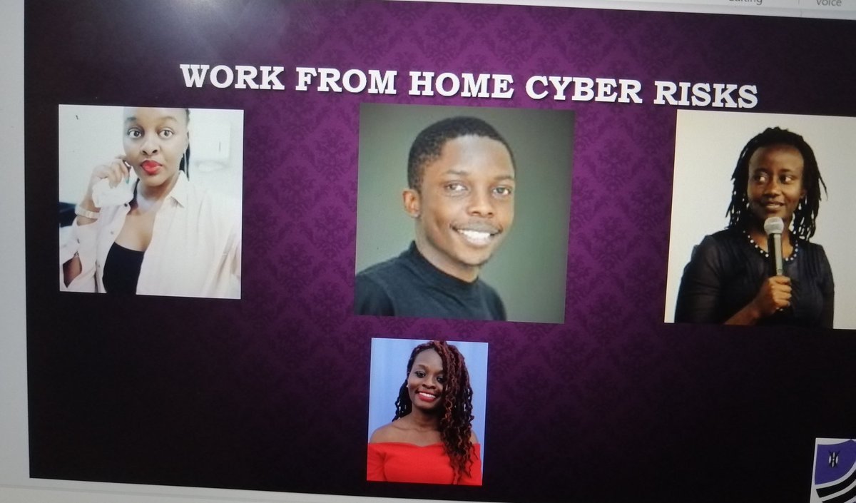 v_kfrost's tweet photo. An Amazing panel we had... Work from Home Cyber Risks 
@Judy_infosec @WoSECtweets @WosecKe https://t.co/32cOUOFNjn
