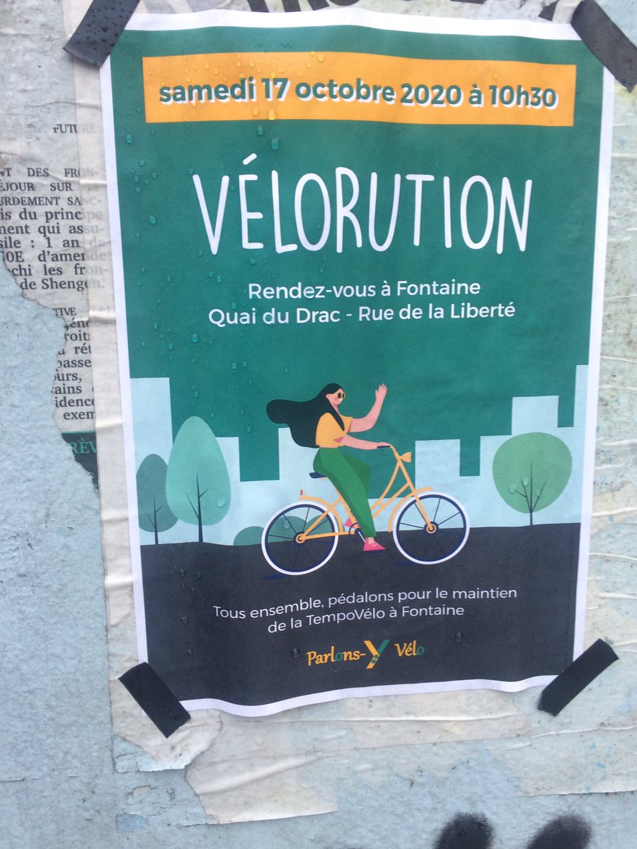 Manif #Velorution à #Fontaine <a href="/fontaine38600/">Ville de Fontaine</a> avec <a href="/ParlonsYVelo/">Parlons-Y Vélo</a>