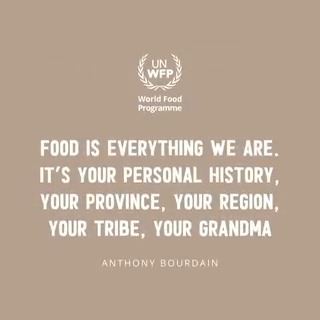 World Food Programme (@WFP) on Twitter photo 25/10/2020 17:12:00 Food is everything we are. 💙 What does food mean to you? Food is everything we are. 💙 What does food mean to you?