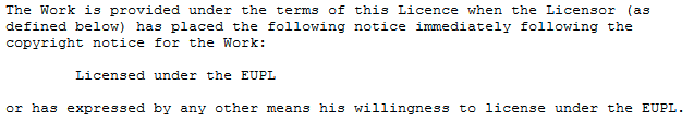 1/ Right off the bat we're into interesting stuff. Presumably because people are TERRIBLE in applying licenses correctly there's a bit of fudge-room in how one is supposed to mark a work as being under this license.