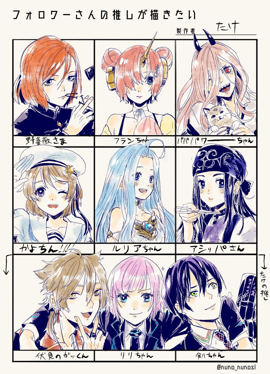 リプありがとうございました!!!!欲望に忠実に描きました!!! 