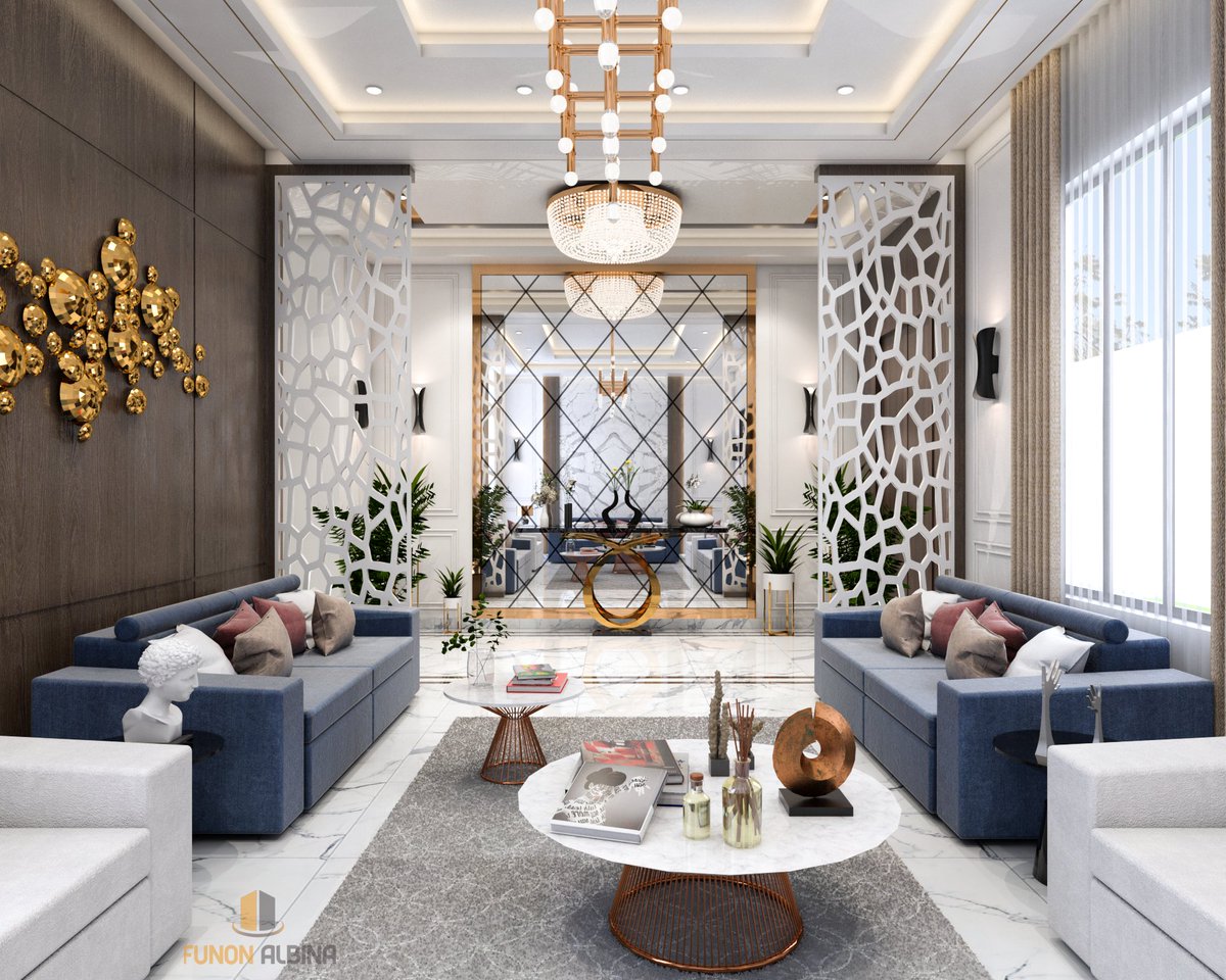 من أعمالنا جزء من #تصميم_داخلي لفيلا في #الرياض