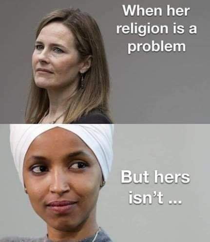 Wrong on so many levels .
#AmyConeyBarrett 
A week of this shit

👇           to be compared to 
                   This shit shit 👇