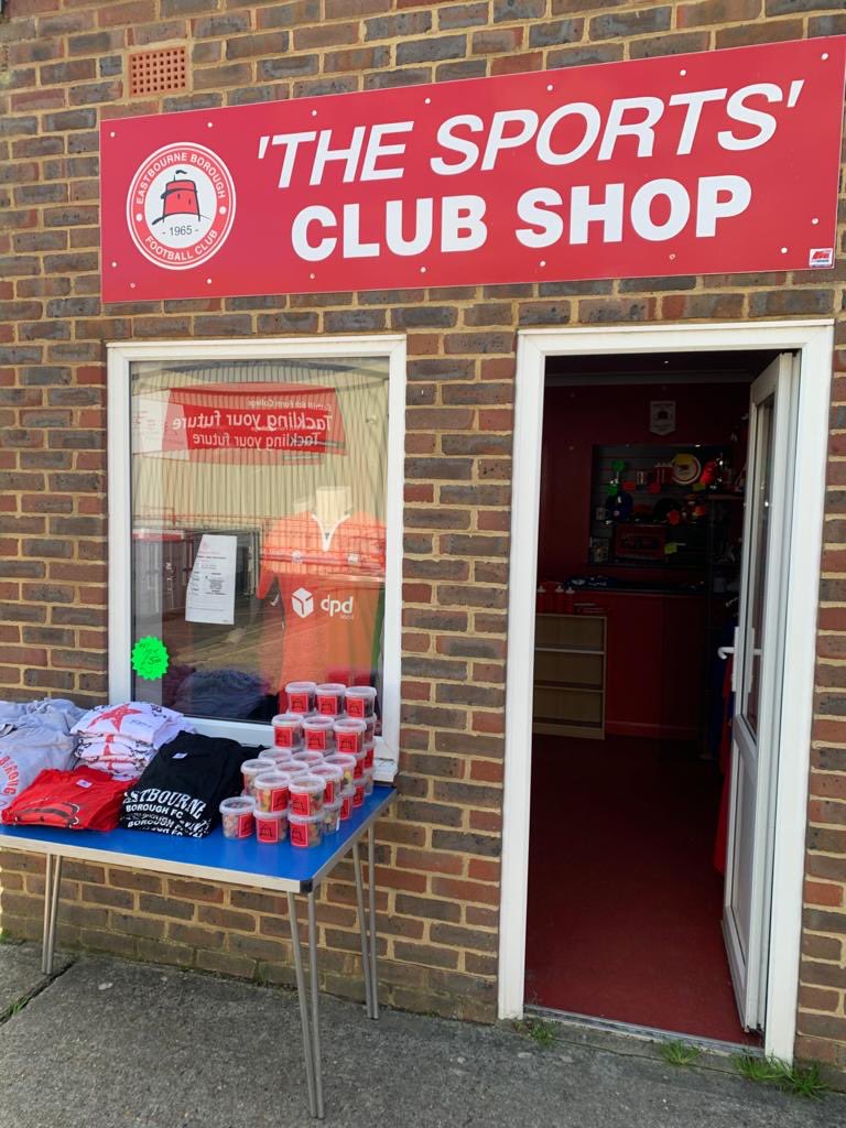 Reminder that the club ‘Sports Shop’ is open this AM ......