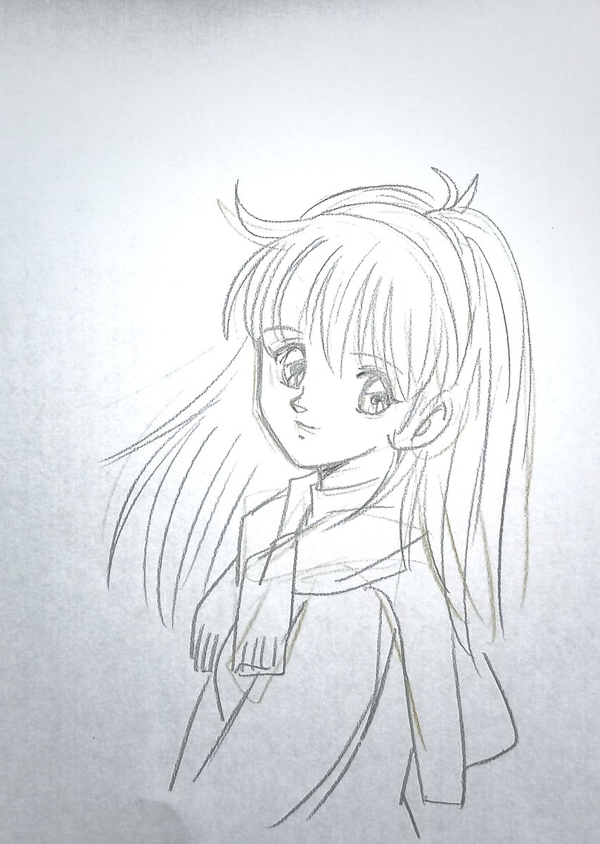 ちょい前のボンバーガールのF﨑S織を見てたら

ちっがーーーーうヽ(`Д')ノ
になって落描き。 