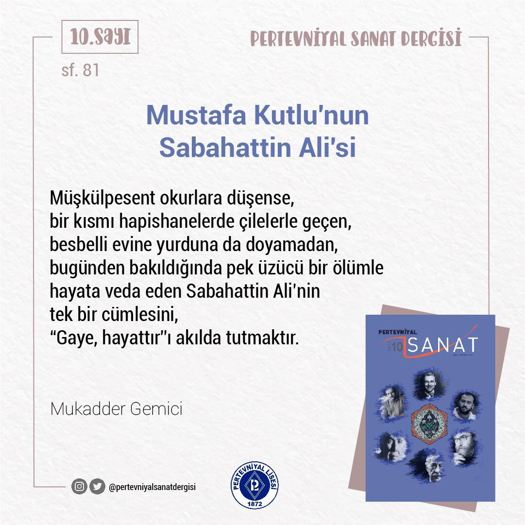 Pertevniyal Sanat Dergisi (@pertevniyald) on Twitter photo 