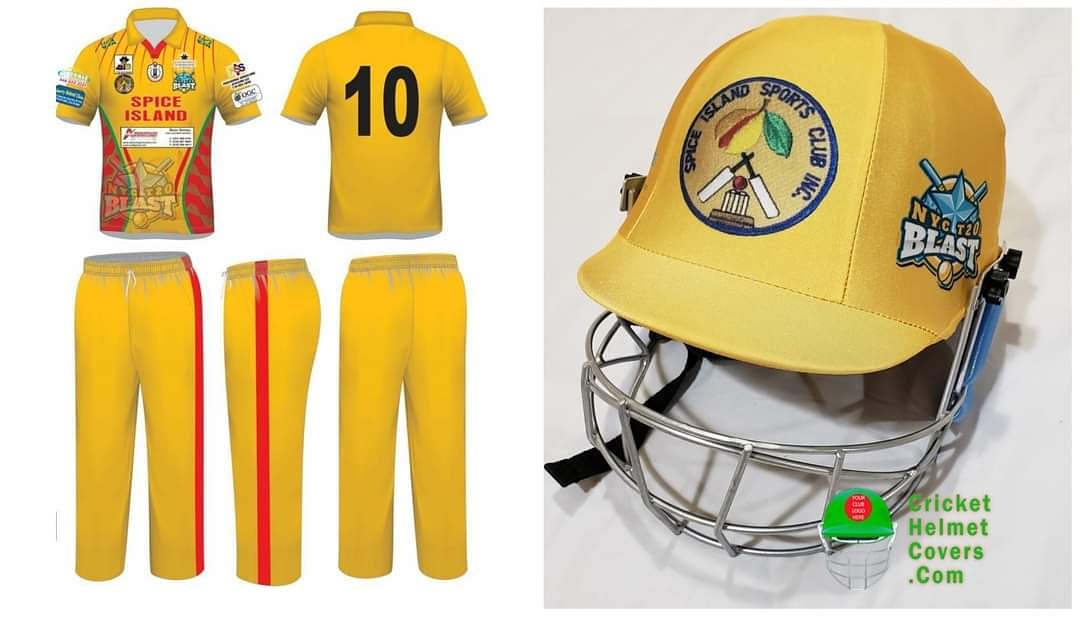 The most affordable option for custom cricket helmets!! Here is a team which we matched their uniform color with a custom #HelmetSkin!
