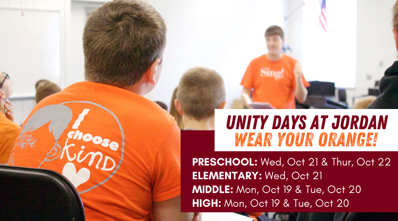 ISD717's tweet photo. THIS WEEK #UnityDays2020🧡 Let's join together... against bullying, and united for kindness, acceptance and inclusion by wearing and sharing orange. It can be an orange tshirt, hat, wristband, socks, or even shoelaces. Wear ORANGE in the workplace, home and community. https://t.co/ygOlzGUBbc
