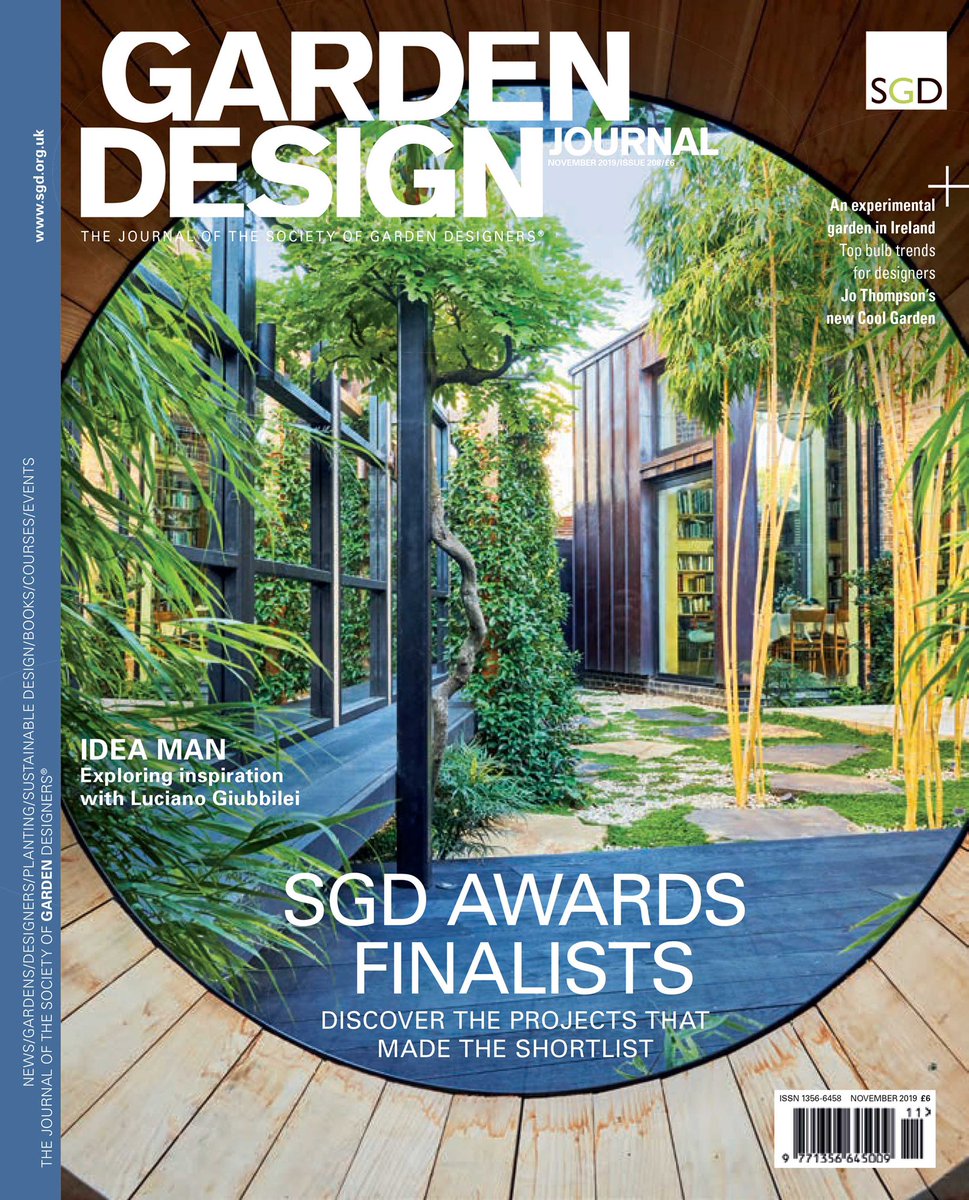 Society Of Garden Designers On Twitter Delighted To Announce That Our Garden Design Journal Has Been Shortlisted For The Cover Of The Year Award By The Gdnmediaguild The Cover Featured The Sgd