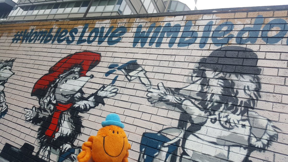 Mr_Tickle8's tweet photo. #wombleslovewimbledon and hopefully Me! @lovewimbledon @SW_Help @GraffitiKINGS @womblesofficial https://t.co/ZFFrb0RxoD