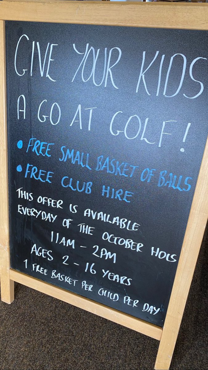 We’re open on a Saturday &amp; Sunday too! 🎁 Give your child a go at golf for free! ⛳️

#fraserburgh #thingsforkidstodo #golf #juniorgolf #healthykids #dunesgolfcentre