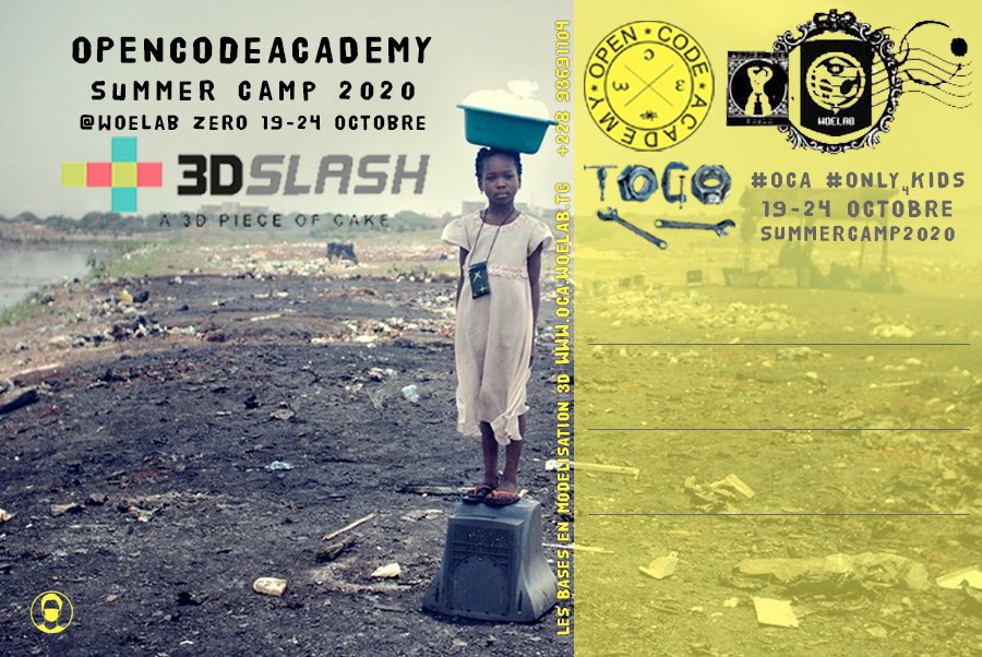 OpenCodeAcademy's tweet image. J-2 | WoeLabs #only4Kids #OPENCODEACADEMY #SummerCamp 2020 !

Plus que deux jours pour inscrire votre enfant au camp d’été d’initiation #Tech pour les tout-petits ! 

L'inscription c'est par ici 👉🏾 : forms.gle/dEeeCr5iejLSzT…

@woelab @sename_ @Mabizaa_ @3DprintAfrica @woebots_