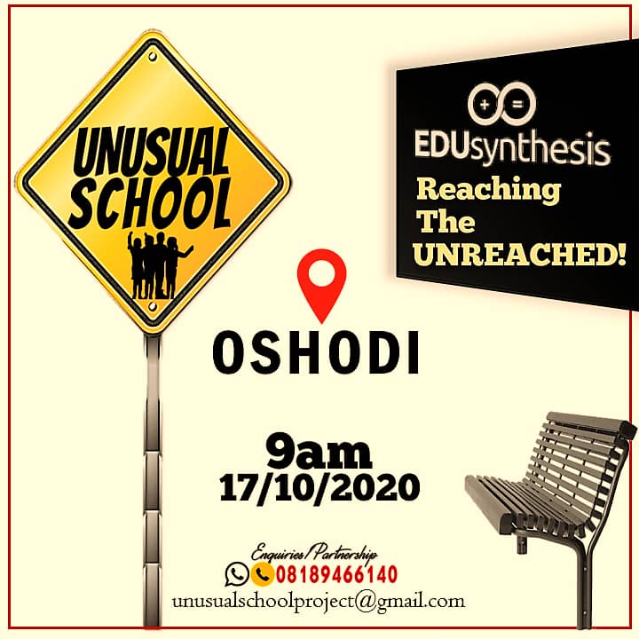 UnusualSchool's tweet photo. Location: Oshodi
Time: 9am
#UnusualSchool
#BridgingTheLearningGap
#EndSarsNow
#EndPoliceBrutality https://t.co/MsVbHCL2BU
