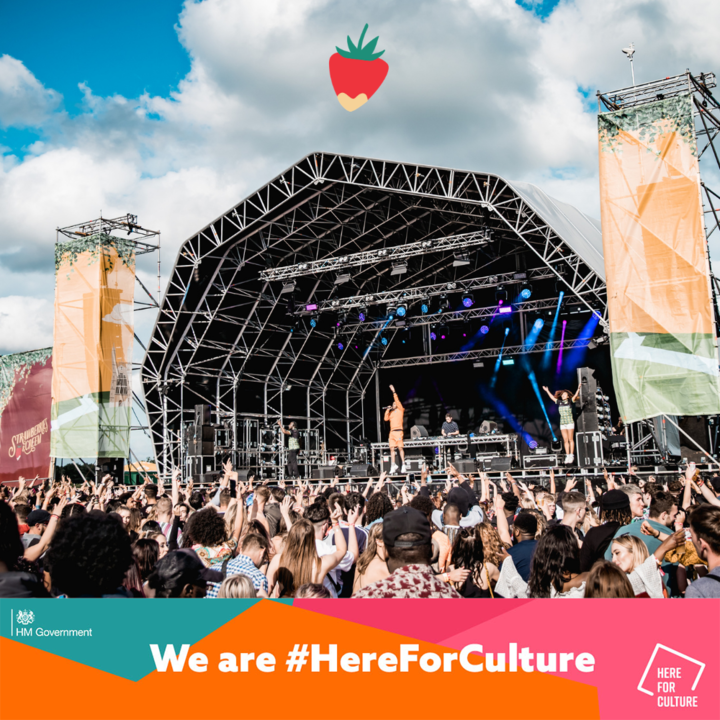 SandCFestival's tweet photo. Hugely grateful to find out that we’ve received funding from the government’s #CulturalRecoveryFund 🙏  

Thank you to @ace_national for being #HereForCulture &amp; supporting us through #Covid19, so we can all dance together again in 2021! 🔊🍓

@DCMS @hmtreasury #Festivals #Culture https://t.co/tTgak5oTqc