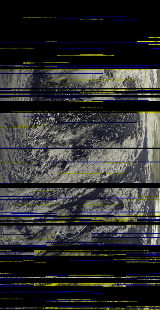 WXSS_ea4rct's tweet photo. Nueva recepción del satélite METEOR-M 2 a las 12:04 desde las antenas del RadioClub E.I.T en la ETSIT UPM https://t.co/UI938WY7rD