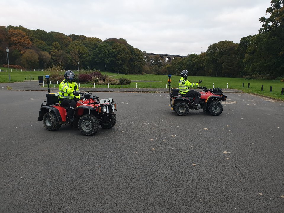PSOSEAyrshire's tweet photo. We've launched #OperationEllipse - a joint initiative with @EastAyrshire aimed at targeting anti-social behaviour.
This week, local officers carried out high visibility patrols in Cumnock and Catrine using quad bikes.
Read more - https://t.co/2tKENvJ2yL https://t.co/bAzFYUQXNP